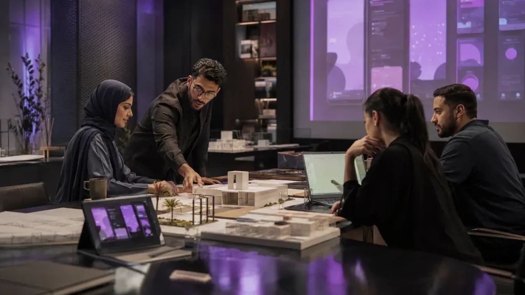 UAE digital studio strategy workspace